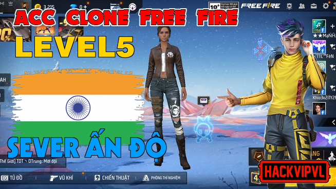 Hack Acc Clone FF Sever India